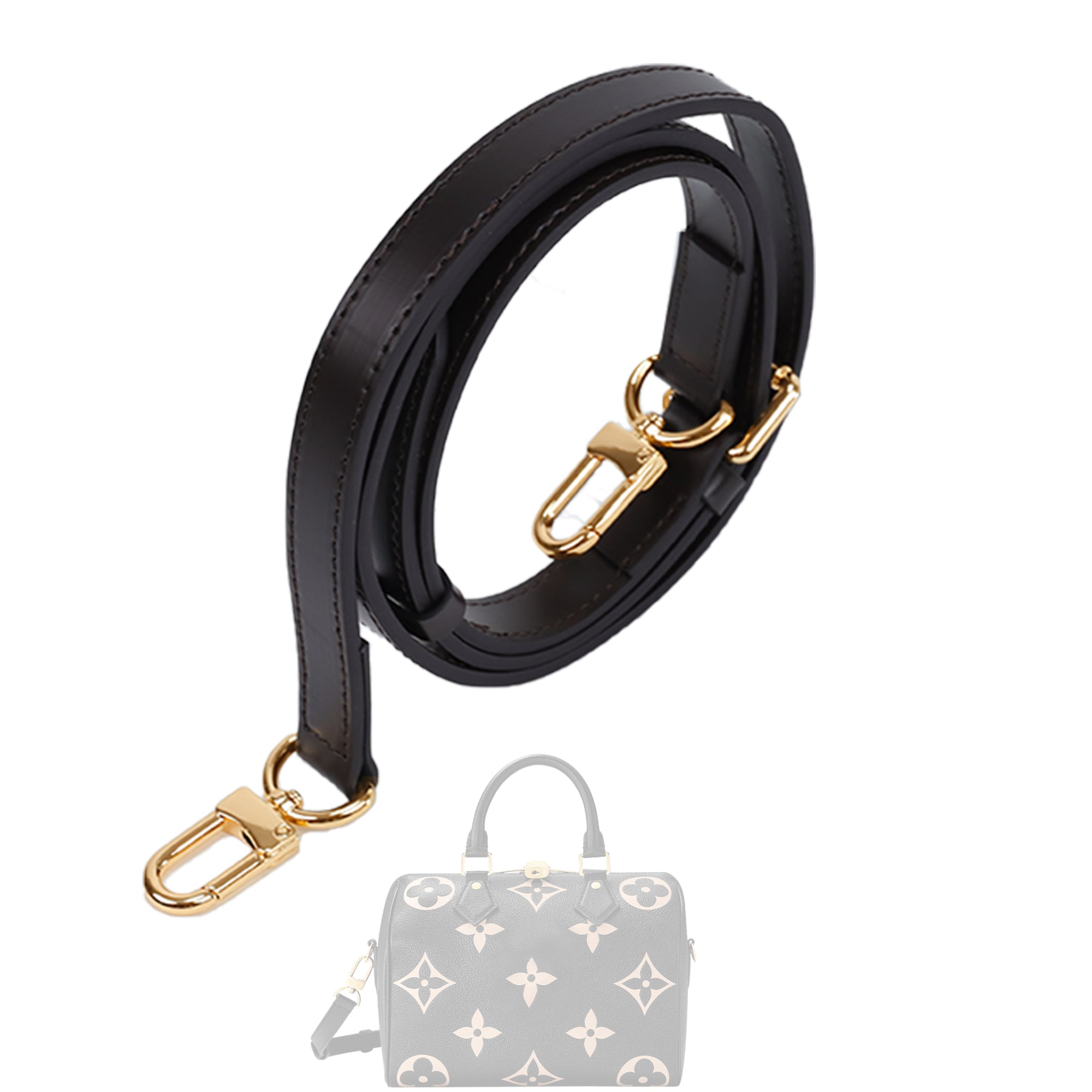 Vachetta Leather Replacement Crossbody Bag Strap,Fit for LV Speedy 25 30 35